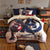 Duvet Cover White And Blue Captain America 100% Cotton