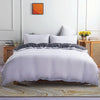 White Gray and White Duvet Cover