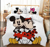 Mickey And Minnie White Duvet Cover