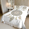 White Dream Catcher Pattern Duvet Cover