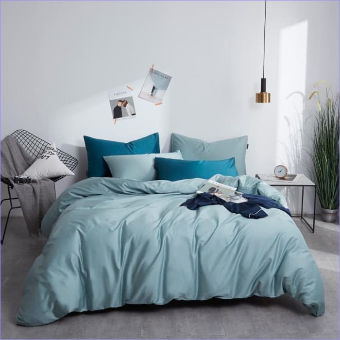 Light Blue Duvet Cover