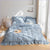 Light Blue Duvet Cover