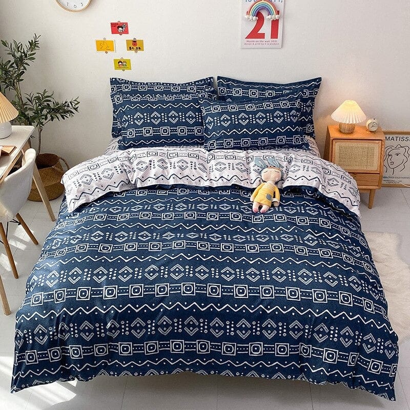 Duvet Cover Navy Blue Scandinavian Spirit