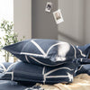 Scandinavian Blue Duvet Cover