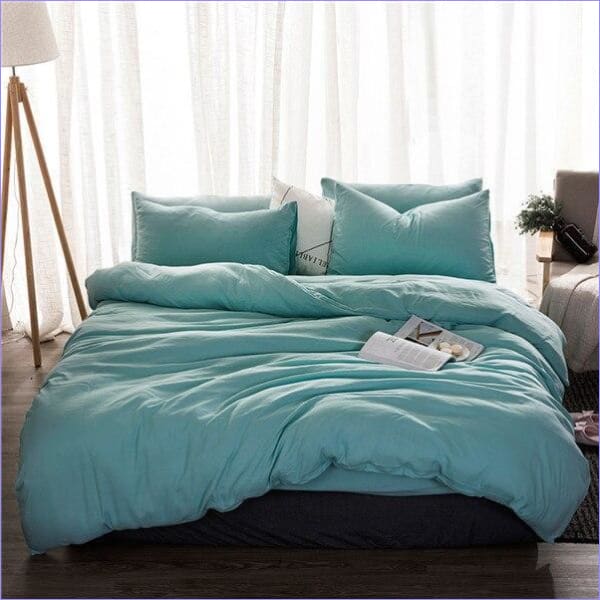 Aqua Green Duvet Cover