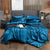 Shiny Blue Duvet Cover