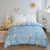 Blue Floral Duvet Cover Petit Bouquet