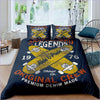 Skate Legends Blue and Yellow Duvet Cover