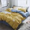 Blue and Yellow Duvet Cover