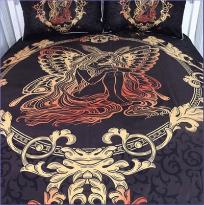 Golden Fairy Bohemian Duvet Cover