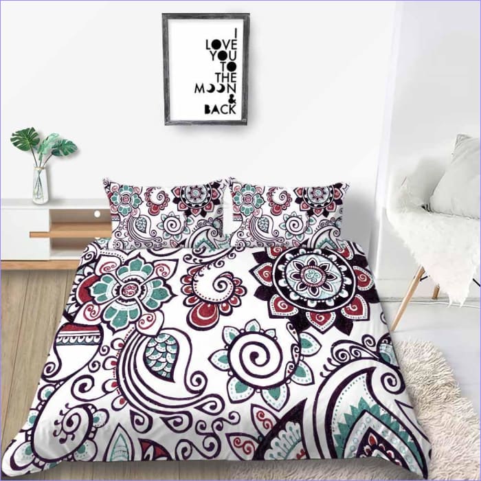 Floral Bohemian Duvet Cover