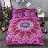 Pink Indian Mandala Bohemian Duvet Cover