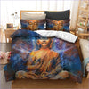 Galaxy Buddha Duvet Cover