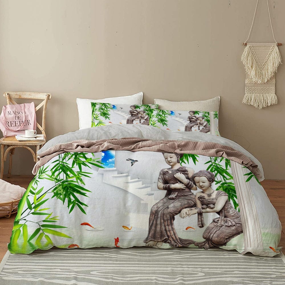 Zen Buddha Duvet Cover