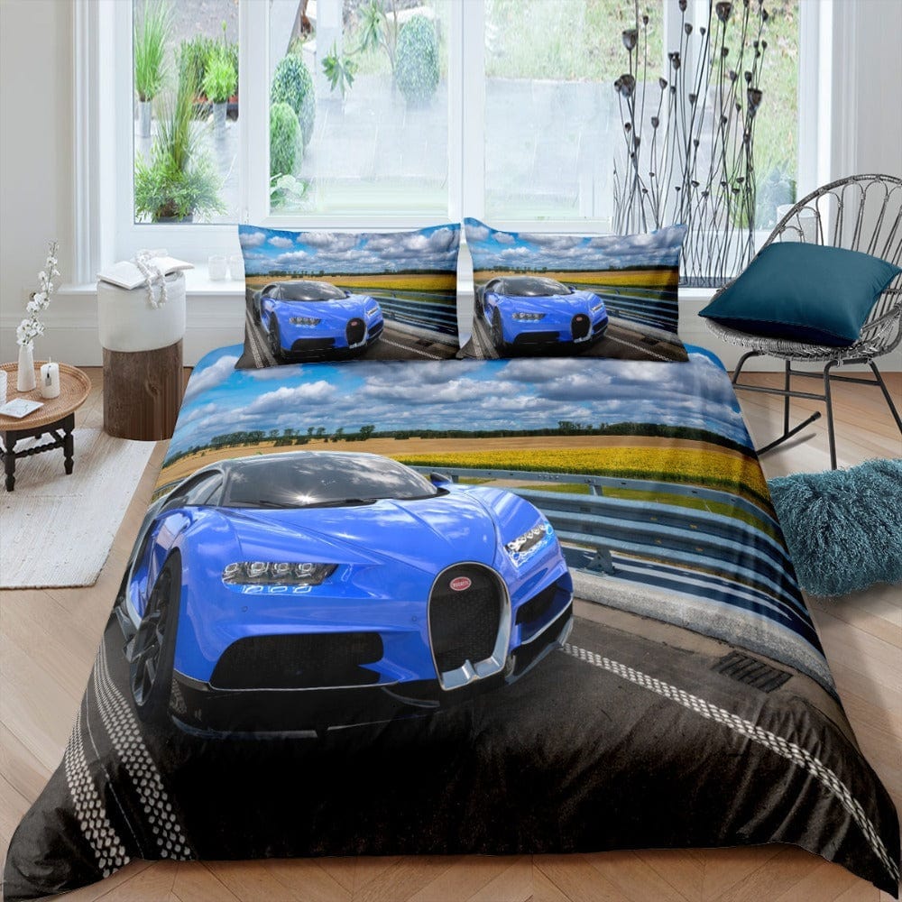 Синя завивка Bugatti