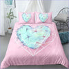 Pink Heart Cactus Duvet Cover