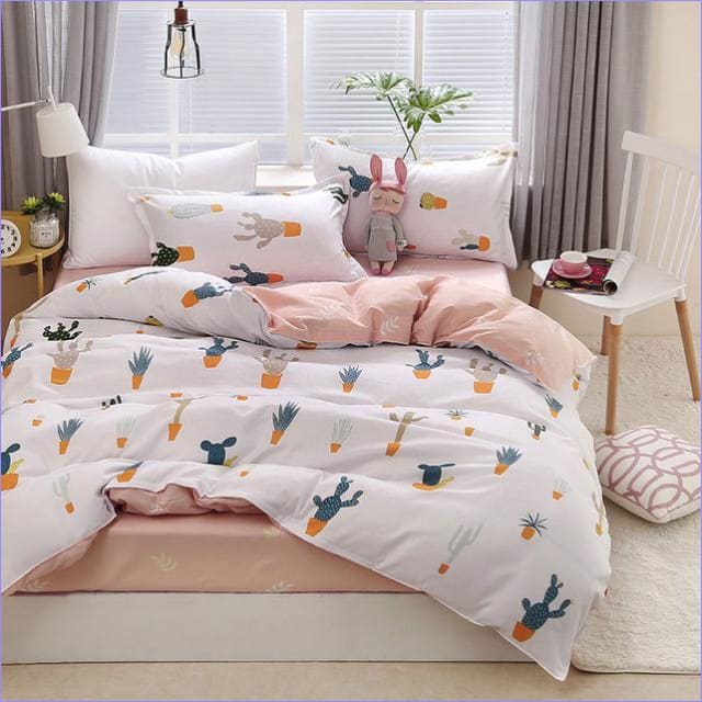 Soft Cactus Duvet Cover