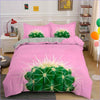 Pink Gymnocalycium Cactus Duvet Cover