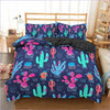 Mauve Cactus Duvet Cover