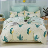 Duvet Cover Cactus Style Drawing