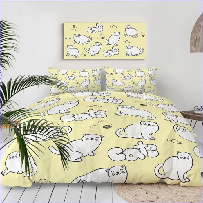 Cat Duvet Cover 240x220