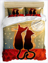 Sunset Cat Duvet Cover