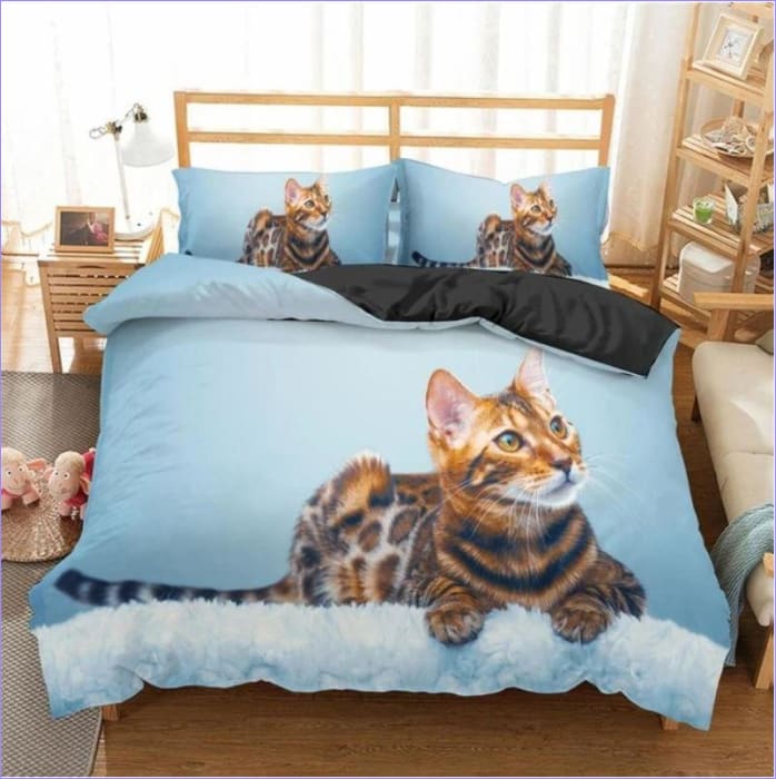 Leopard Cat Duvet Cover