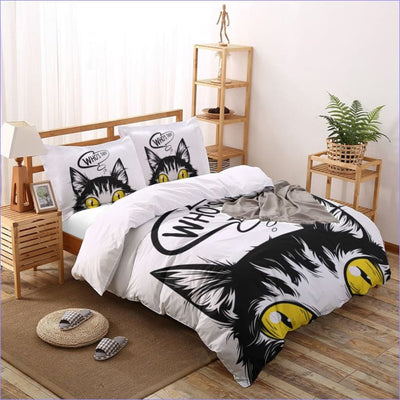 Mischievous Cat Duvet Cover