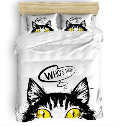 Mischievous Cat Duvet Cover