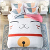 Maneki Neko Cat Duvet Cover