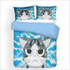 Boy Manga Cat Duvet Cover