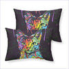 Graphic Multicolored Cat Duvet Cover