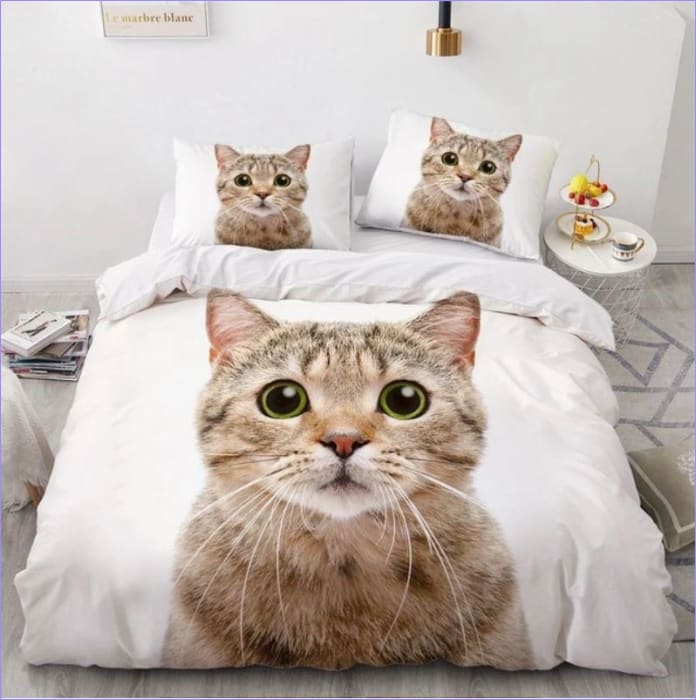 Surprised Cat Duvet Cover