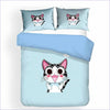 Victory Manga Kitten Duvet Cover