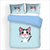 Victory Manga Kitten Duvet Cover