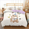 Butterflies Kitten Duvet Cover