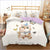 Butterflies Kitten Duvet Cover