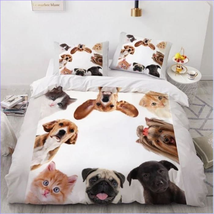 Cats & Dogs Duvet Cover