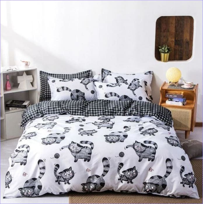 Playful Cats Duvet Cover