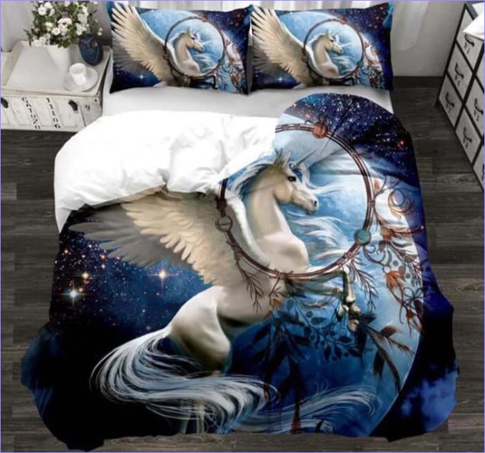 Pegasus Dreamcatcher Horse Duvet Cover