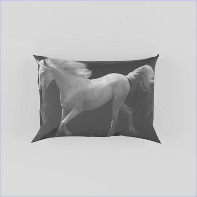 Galloping Camargue Horse Duvet Cover