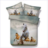 Horse Racing Horse Duvet Cover