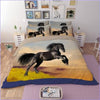 Black Stallion Horse Duvet Cover