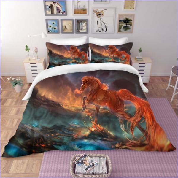 End of the World Horse Duvet Cover