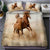 Horse Mare and Foal Duvet Cover