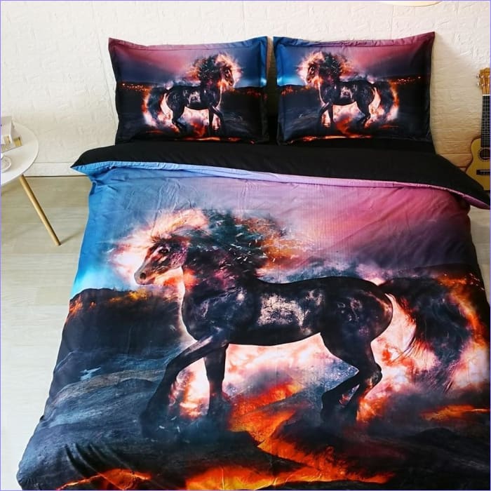 Hell's Horse Duvet Cover