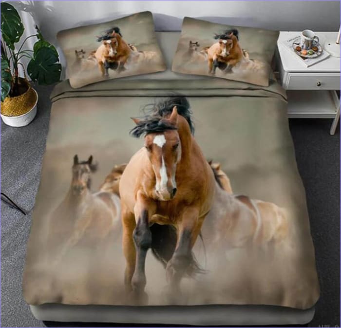 Wild Horses Duvet Cover