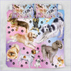 Girl Dog Duvet Cover