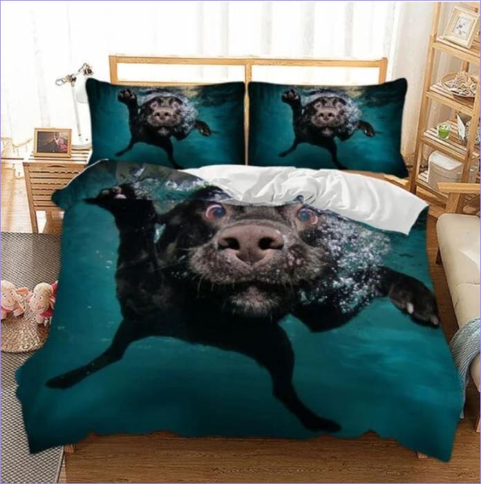 Racer Dog Duvet Cover