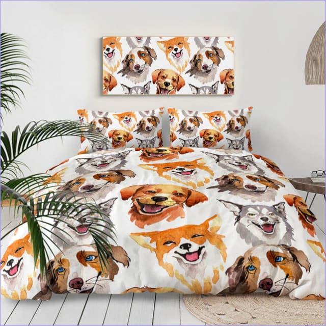 Happy Dogs Duvet Cover